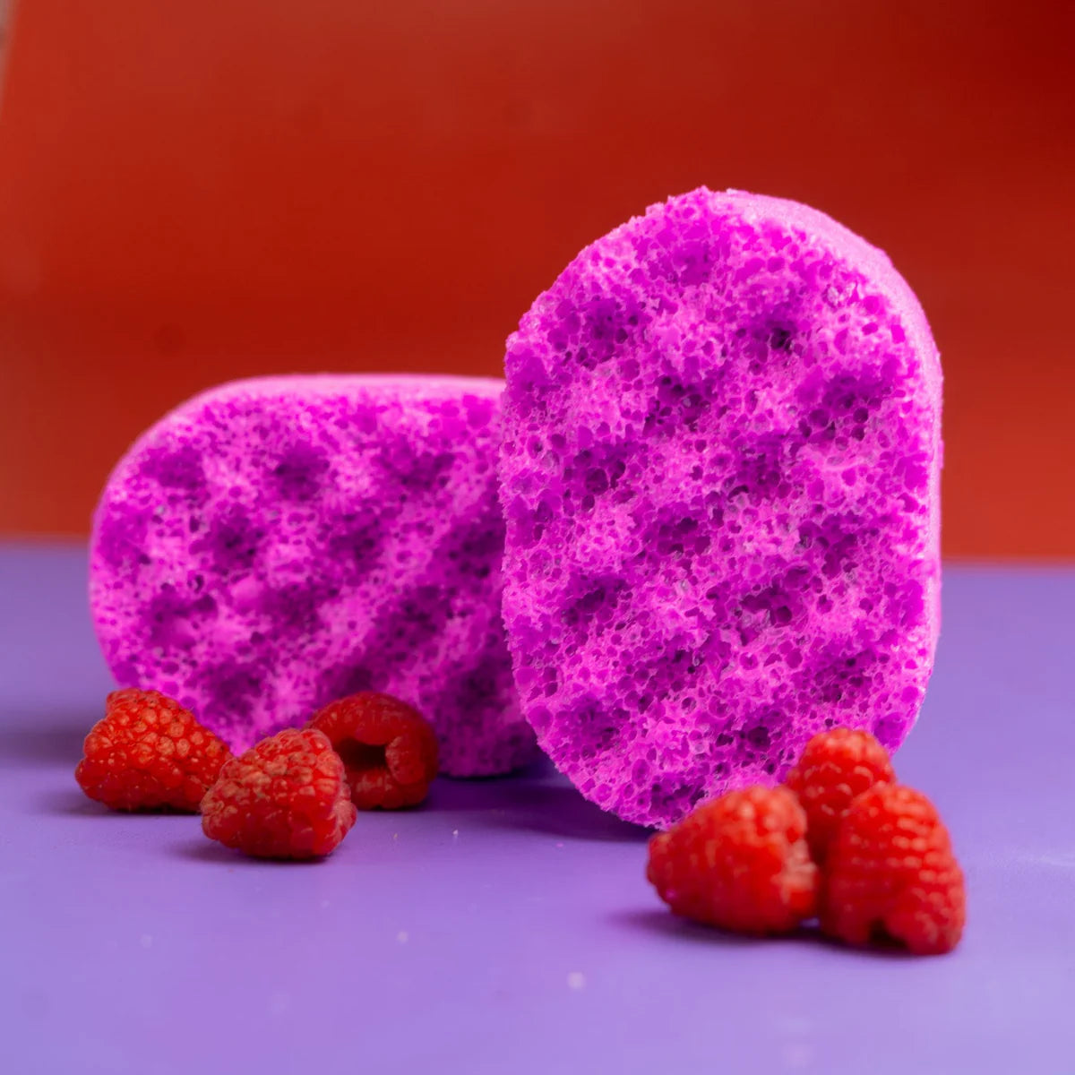 Mini Raspberry Crème Soap Sponge